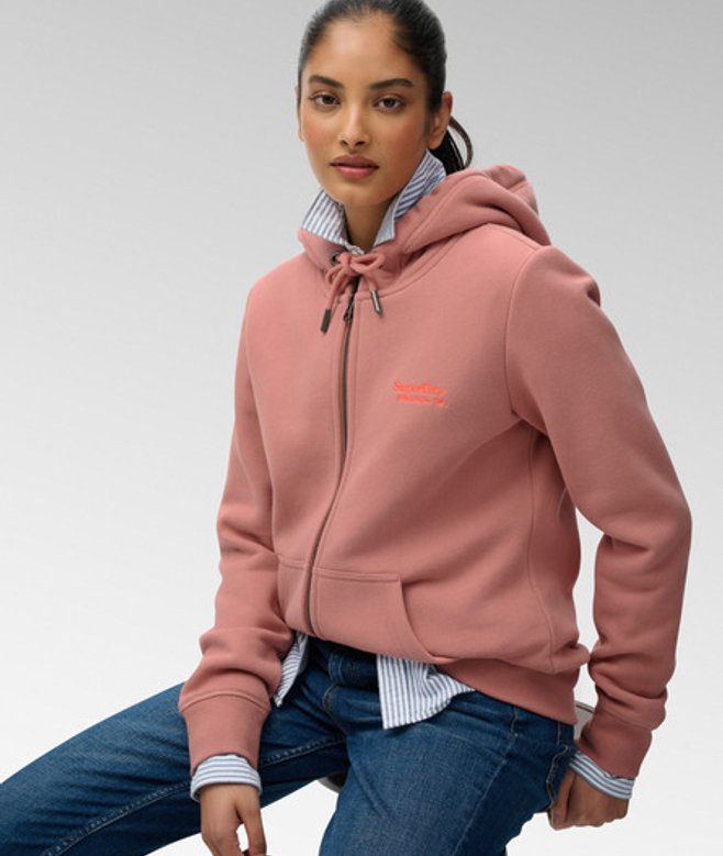 Athletic Essentials Logo Zip Hoodie