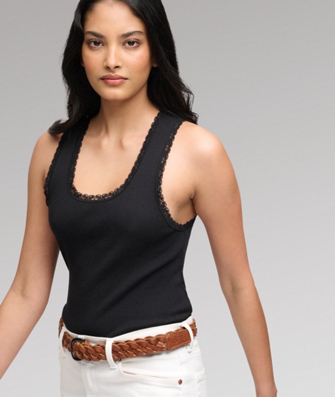 Vintage Kanten Top