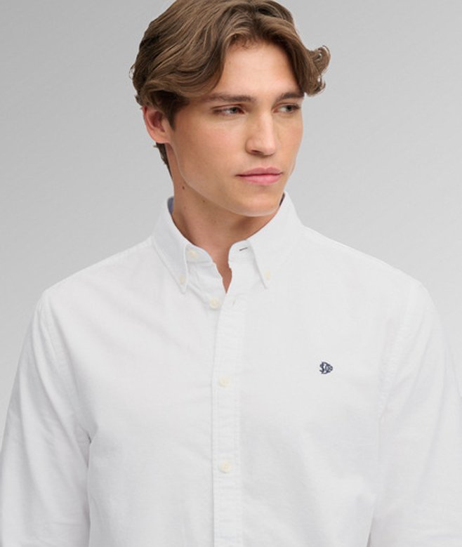 Preppy Oxford Overhemd Relaxed Pasvorm