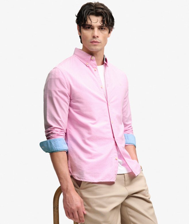 Preppy Oxford Overhemd Relaxed Pasvorm