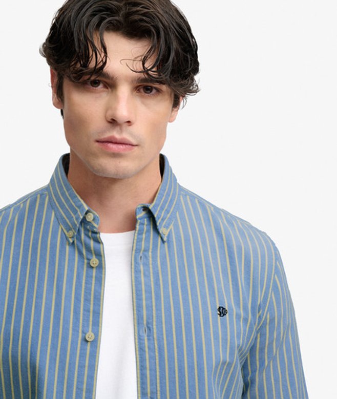Preppy Oxford Overhemd Relaxed Pasvorm
