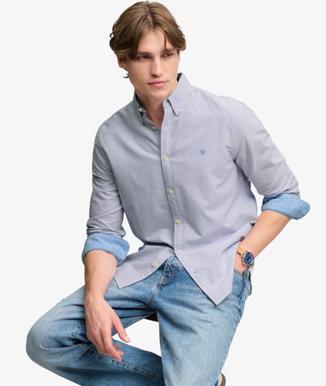 Preppy Oxford Overhemd Relaxed Pasvorm