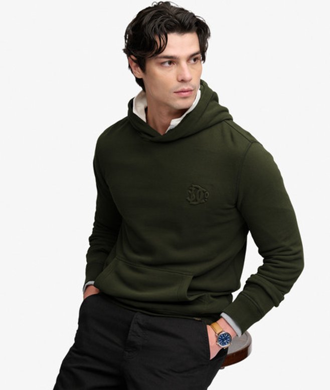 Company Logo Hoodie Relaxed Pasvorm
