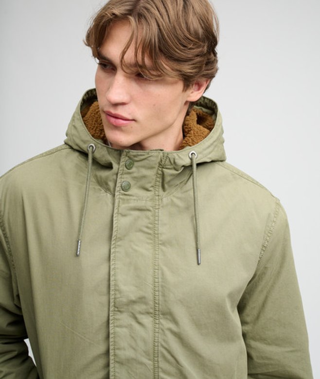 Military Parka Jas Oversized Pasvorm