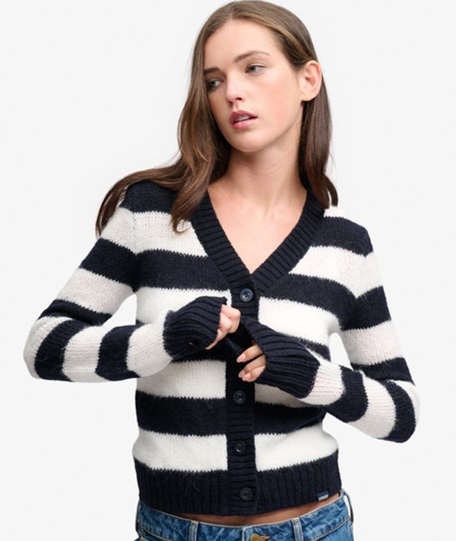 Brushed V-neck Lichtgewicht Vest Relaxed Pasvorm