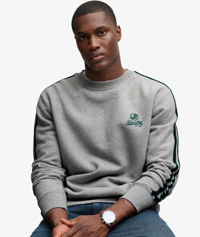Athletic Club Graphic Sweater Relaxed Pasvorm