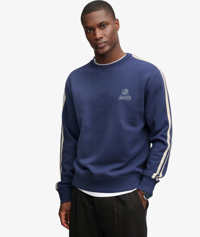 Athletic Club Graphic Sweater Relaxed Pasvorm