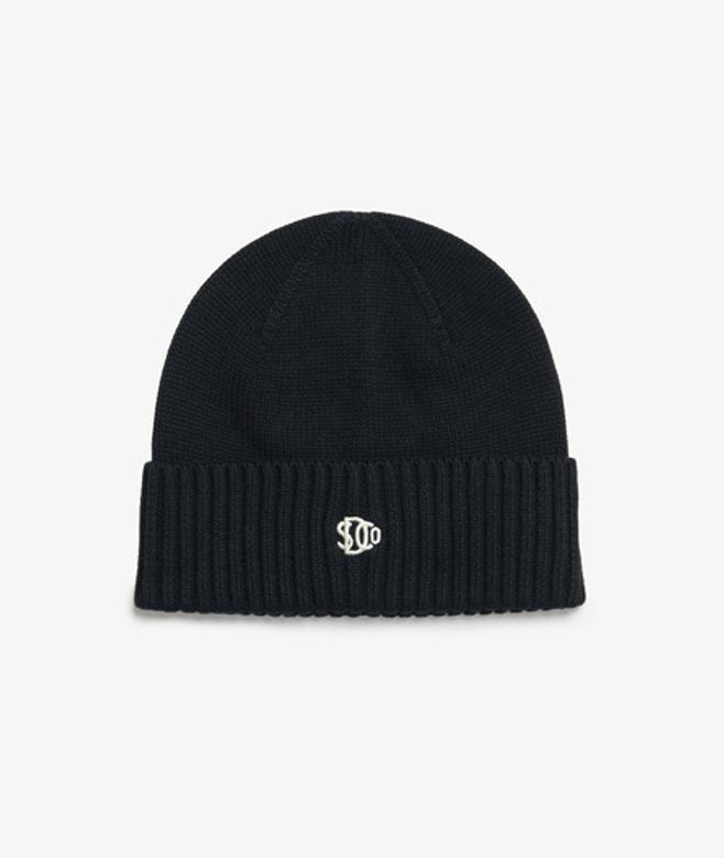 SD Logo Beanie Muts Normale Pasvorm Black Grootte: 1SIZE