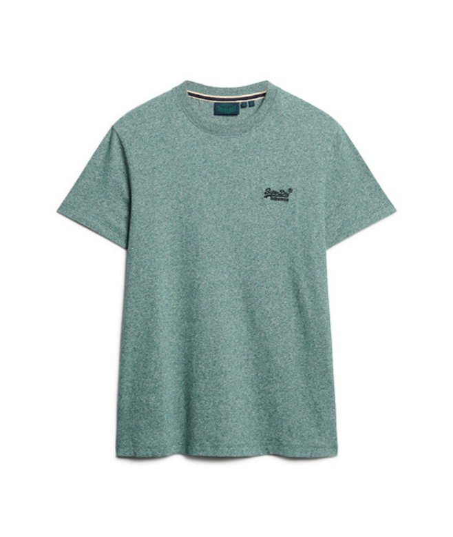 Superdry & Co Men's Essential Logo T-shirt Green / Mid Pine Green Grit - Size: XL