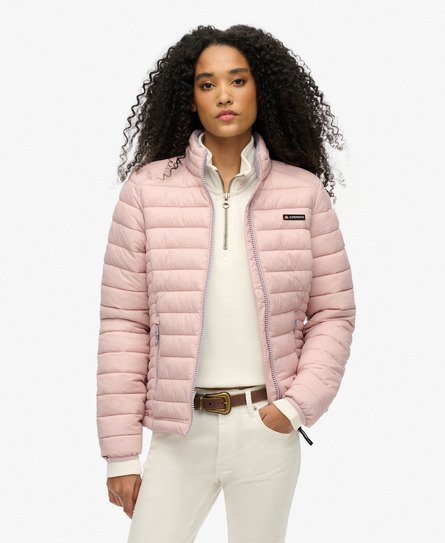 Superdry Women’s Fuji Lite Padded Jacket Pink / Dusty Pink - Size: 6