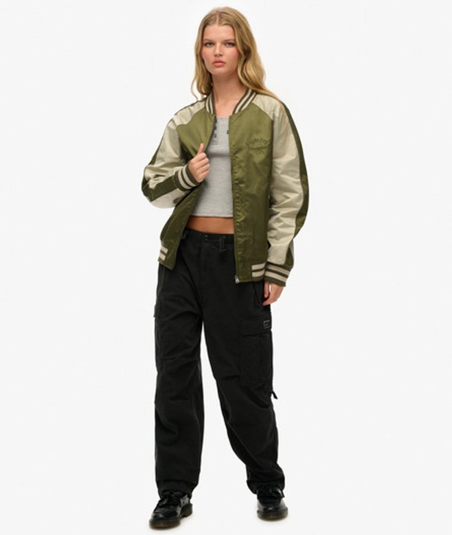 Superdry & Co Women's Parachute Grip Pants Black - Size: 32/30