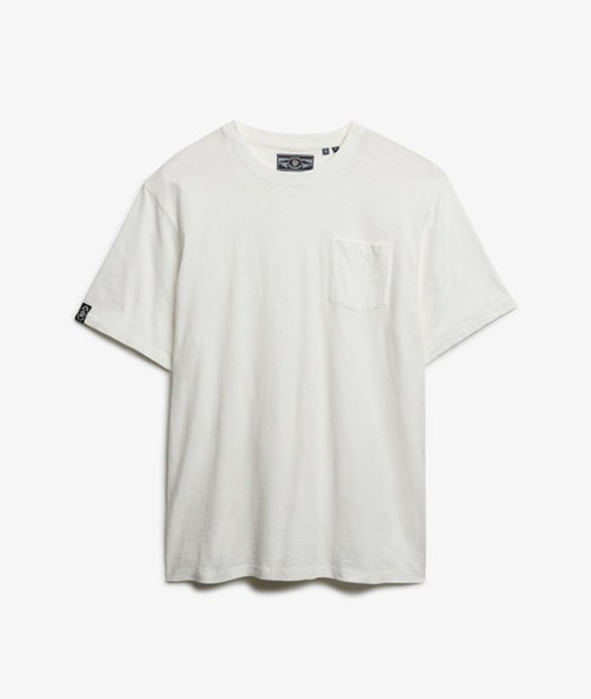 Superdry & Co Men's The Merchant Store- Pocket T-shirt White / Off White - Size: M