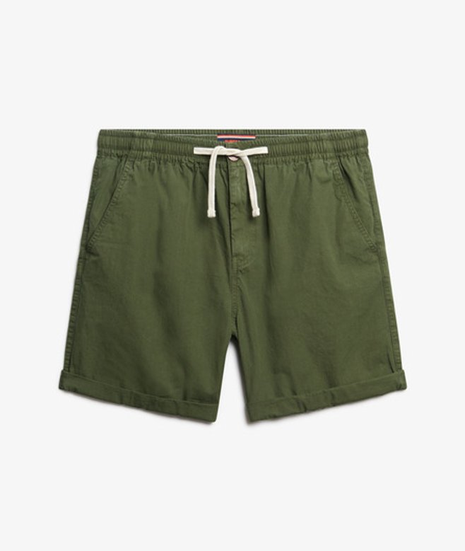 Superdry & Co Men's Essentials Walk Shorts Green / Army Green - Size: M