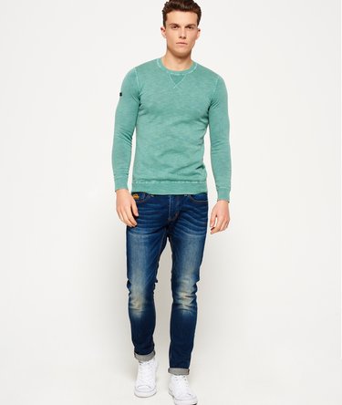 Garment Dyed L.A Crew Neck Jumper Image 3