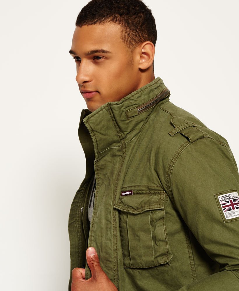 mens Rookie Field Jacket in LIGHT KHAKI | Superdry US