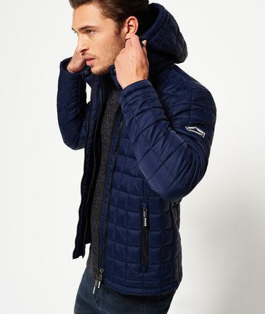 Hooded Box Quilt Fuji Jacket Image 1