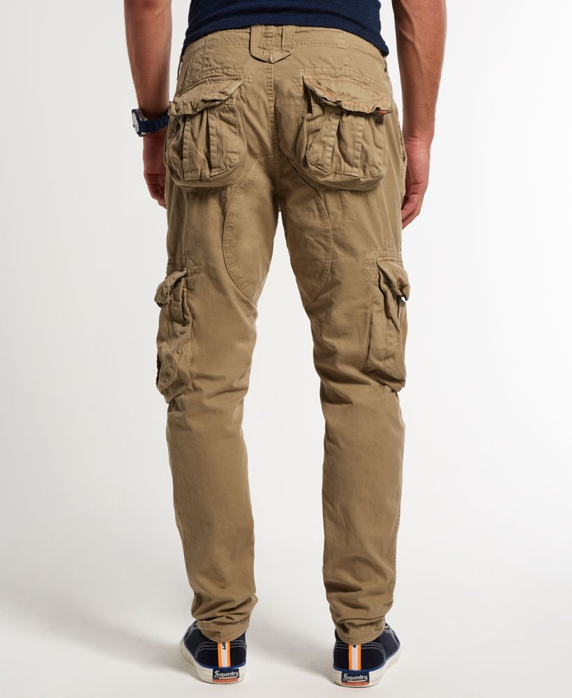 mens Slim Core Cargo Lite Pants in SAND | Superdry US