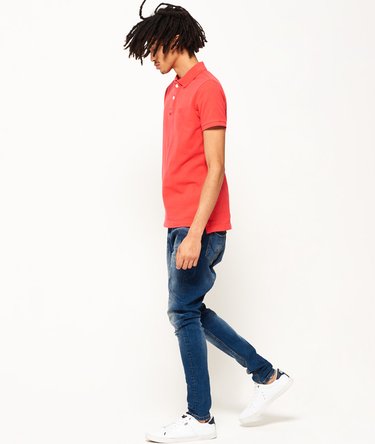 Vintage Destroyed Pique Polo Shirt Image 5