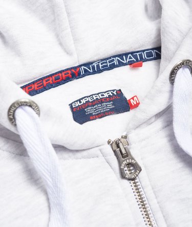 Sweat zippé à capuche International Sleeve Image 6