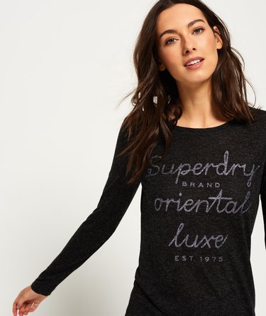 Dunloe Long Sleeve Graphic Top Image 1