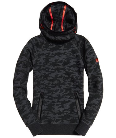 Gym Tech Funnel Neck Raglan Pocket Hoodie Image 2