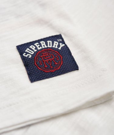 Varsity Applique Roll Cuff T-shirt Image 8