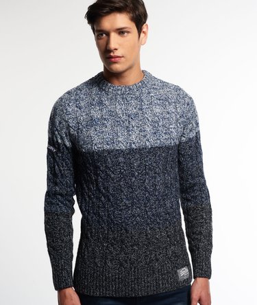 Jacob Colour Block Crew Neck Jumper Image 1