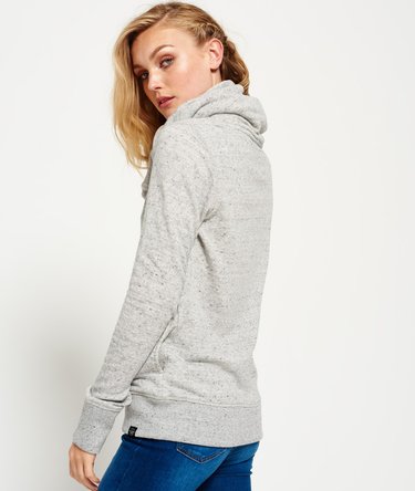 Applique Funnel Hoodie Image 4