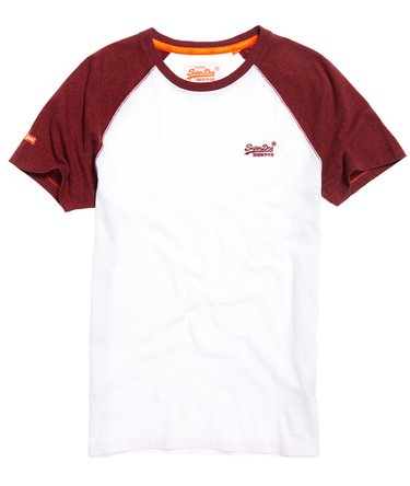 Orange Label Baseball T-Shirt Image 1