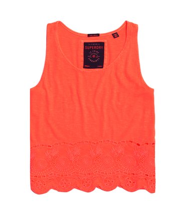 Beach Broiderie Shell Top Image 2