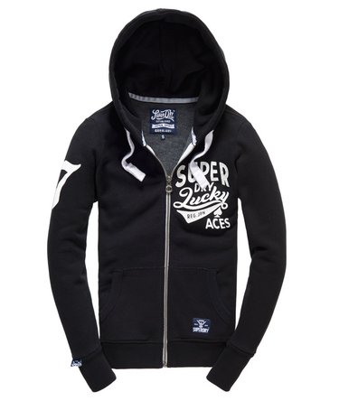 Sweat zippé à capuche Lucky Aces Image 2