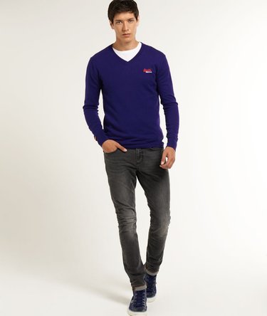 Orange Label strik med V-hals Image 3