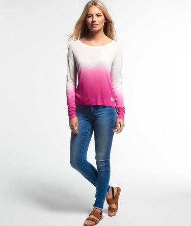 Sarasota Dip Dye Knit Top Image 3