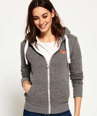 Orange Label Primary Zip Hoodie Image 2