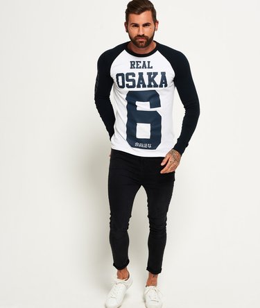 Real Osaka 6 Raglan Long Sleeve T-Shirt Image 3
