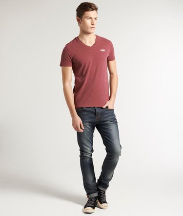 Embroidery Vee T-shirt Image 3