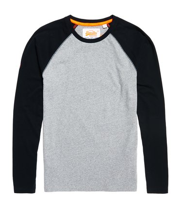 Orange Label Grit Baseball T-shirt Image 2