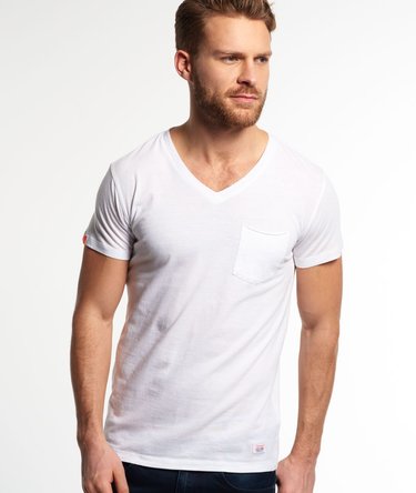 Lite Loomed Cut Curl Vee T-shirt Image 2