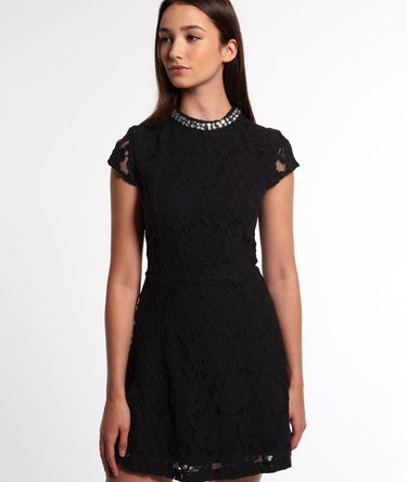 Eastern Lace Collar Band Kleid Image 1