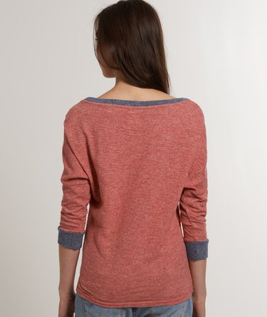 Contrast Ringer T-shirt Image 4
