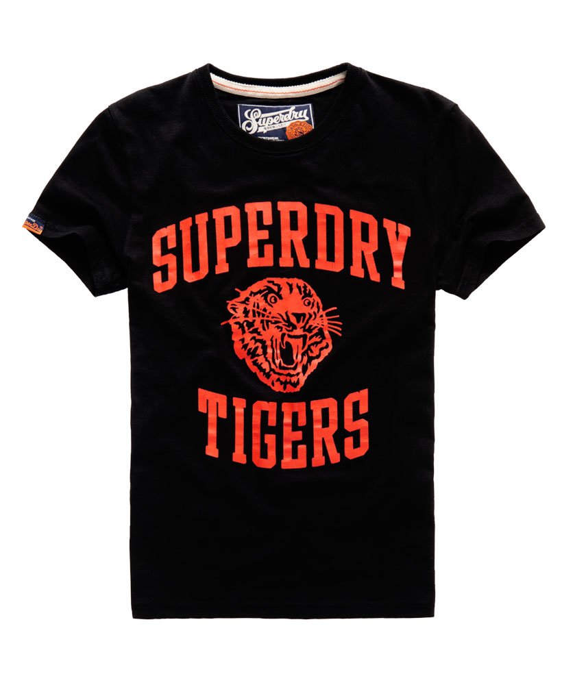 mens Tigers Gym Class T-shirt in Black | Superdry US
