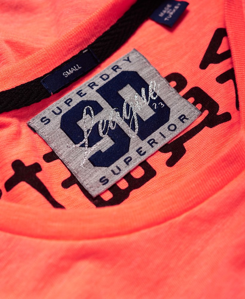 Superdry★ロゴ☆オレンジ☆コットン☆Ｔシャツ Enjoy.ドライTシャツ_サンセットオレンジ | MM20a TENNIS WEAR