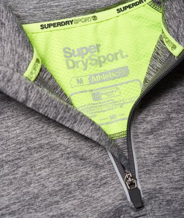 Sport Athletic Half Zip Henley Top Image 7