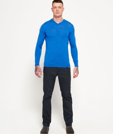 Call Sheet Merino Vee Neck Jumper Image 3