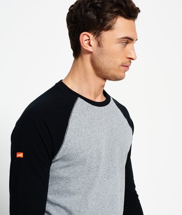 Orange Label Grit Baseball T-shirt Image 5