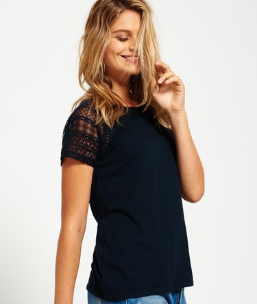 Embroidered Raglan T-shirt Image 1