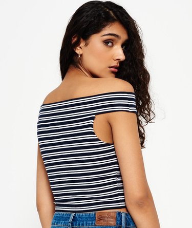 Bardot Crop Top Image 4