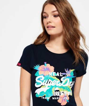 Camiseta Vintage Logo Hibiscus Image 4