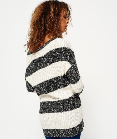 West Textured Stripe Knit Jumper Image 4