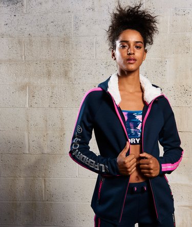 Core Sport Borg Zip Hoodie Image 1